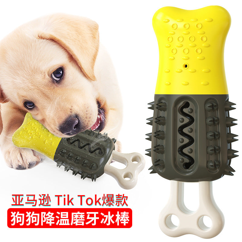 Pet supplies cross-border new products Amazon hot selling dog chew stick chew dog toothbrush cooling frozen dog toys