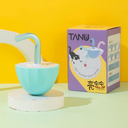 Cat Toys Intelligent Laser Pen Cat Teasing Stick Rotating Infrared Kitten Tumbler Self-Hiring Toys Wholesale