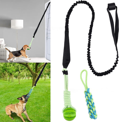 Cross-border special supply dog tug-of-war rope grinding teeth cleaning teeth chewing rope toys outdoor indoor door pull rope ball pet toys