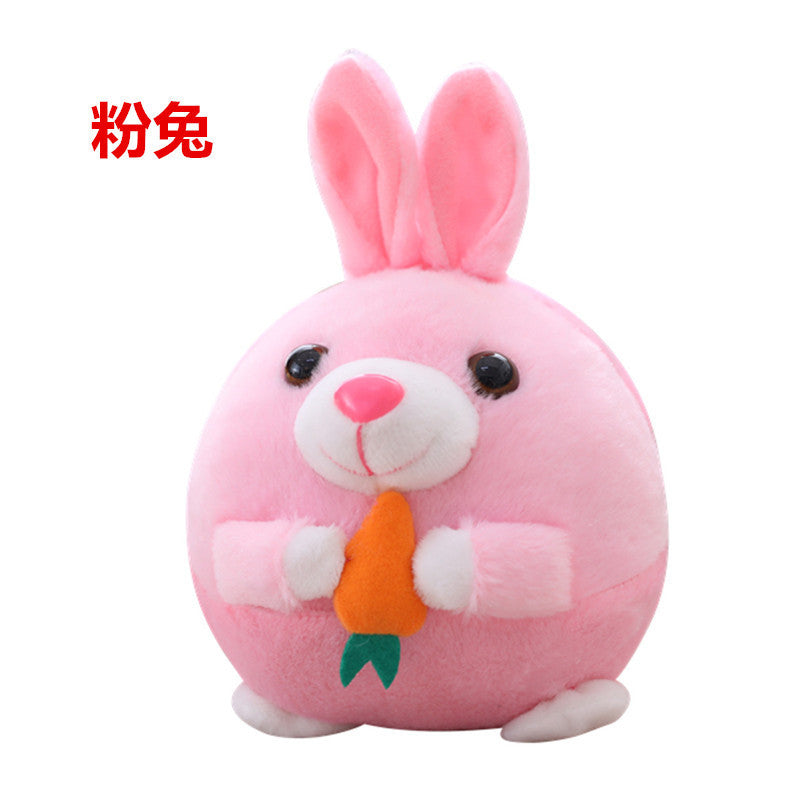 Pet plush toys, interactive dog toys, squeaking mobile dog ball toys, washable cartoon pig plush