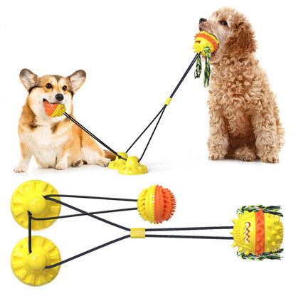 Pet supplies manufacturers Amazon food leaker dog chew ball strong suction cup cat and dog toys cat teaser