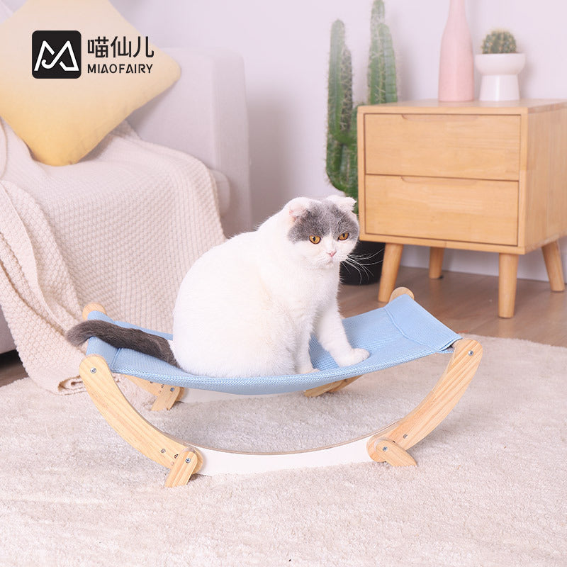 Cat rocking bed, summer cat bed, cat toys, cat supplies, pet rocking chair, cat hammock