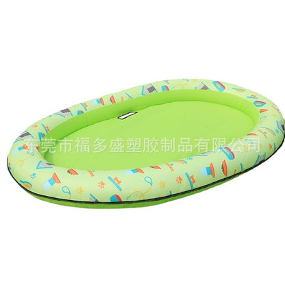 8 in-stock inflatable pet floating row pvc floating dog floating row swimming floating bed floating pad water supplies toys