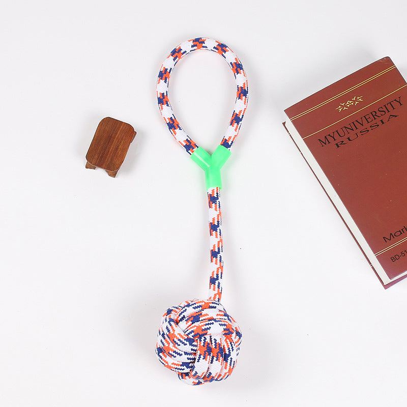 Amazon new pet toys dog cotton rope toys medium and large dog chew-resistant teething big dog toys wholesale
