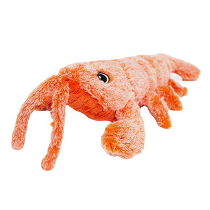 Pet Gravity Electric Jumping Shrimp Cat Self-Hi Toys Catnip Amusing Cats Relieving Boredom Teeth Grinding Simulation Pet Toys