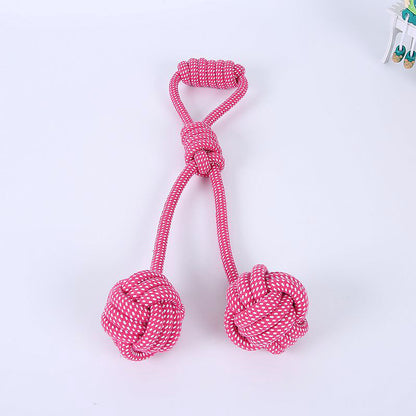 Amazon new pet toys dog cotton rope toys medium and large dog chew-resistant teething big dog toys wholesale