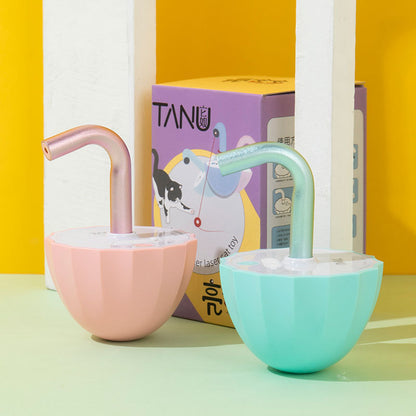 Cat Toys Intelligent Laser Pen Cat Teasing Stick Rotating Infrared Kitten Tumbler Self-Hiring Toys Wholesale