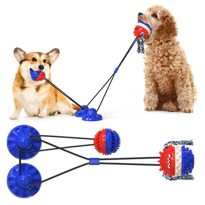 Pet supplies manufacturers Amazon food leaker dog chew ball strong suction cup cat and dog toys cat teaser