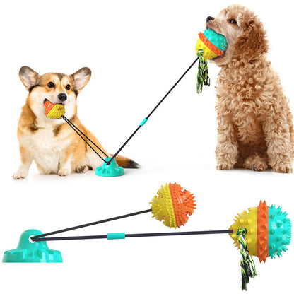 Pet supplies manufacturers Amazon food leaker dog chew ball strong suction cup cat and dog toys cat teaser