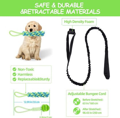 Cross-border special supply dog tug-of-war rope grinding teeth cleaning teeth chewing rope toys outdoor indoor door pull rope ball pet toys