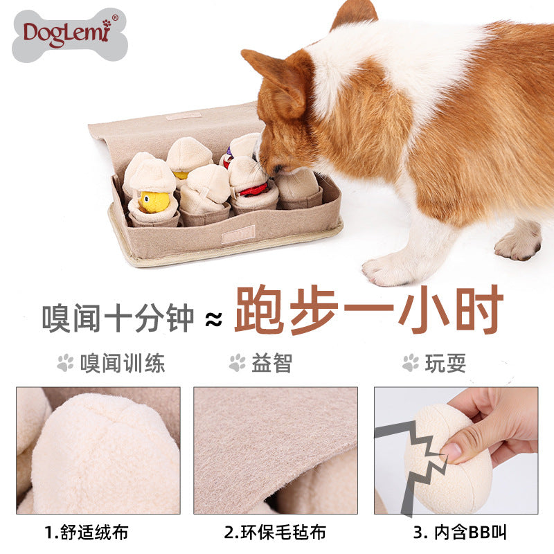 New Egg Blind Box Sniffing Pet Supplies Interactive Playing Pet Toys Hiding and Leaking Food Interactive Dog Toys