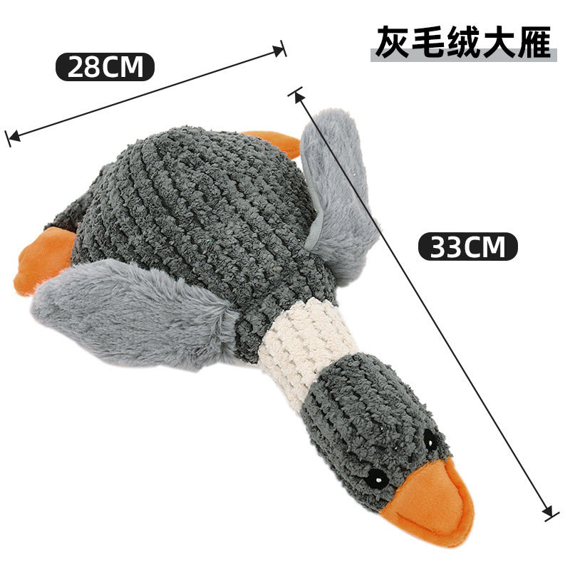 Dog Toys Plush Bite Resistant Grinding Teeth Sound Puppy Alone Relieving Bore Artifact Golden Retriever Corgi Dog Pet Products