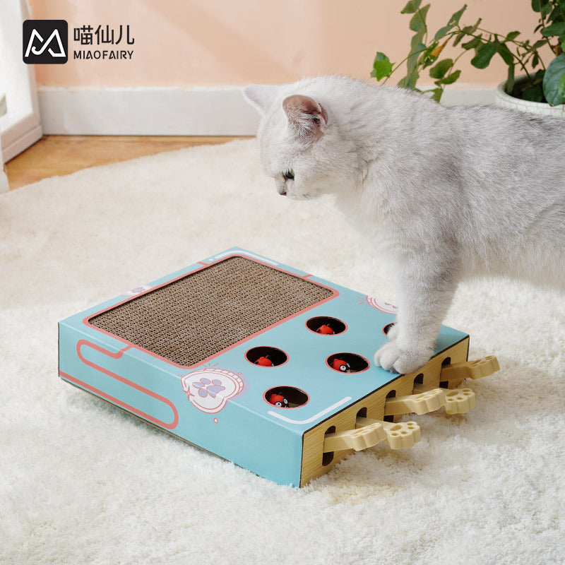 Wholesale cat toys, hamsters, corrugated cat scratching board, funny cat toys, multifunctional cat toys, pet supplies