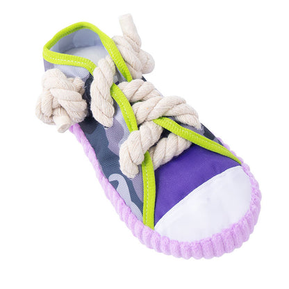 Dog toys, chew-resistant rope slippers, training Teddy Pomeranian puppies to consume physical energy, molars and relieve boredom, pet supplies