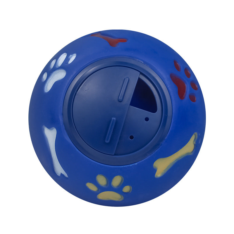 Pet toys chew dog food leaking ball size multi-color optional milk flavor rubber ball pet cat and dog toys 6