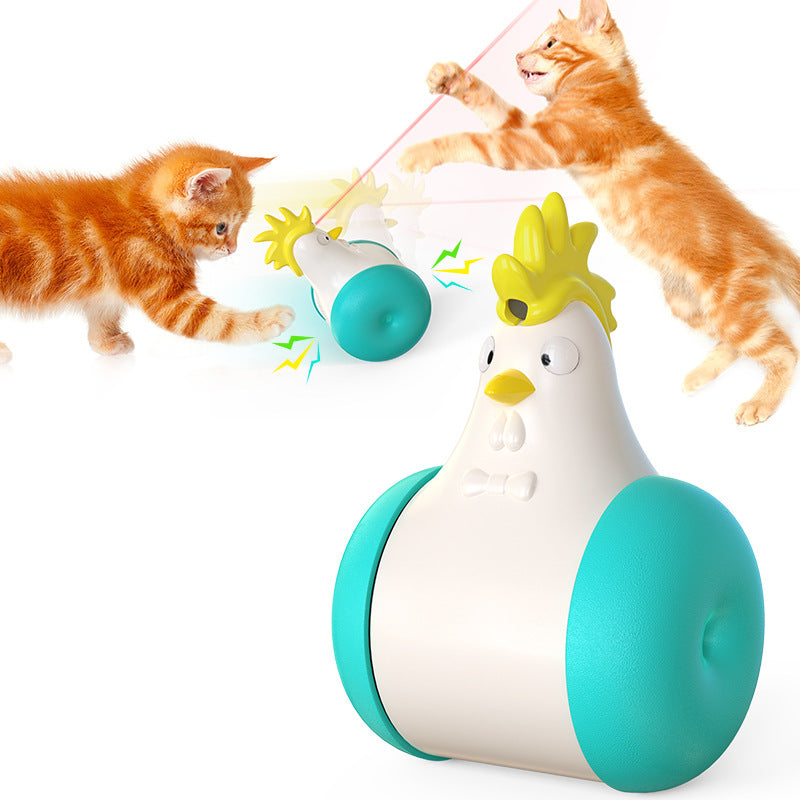 Amazon's new pet toys, laser chicken cat toys, entertainment self-hey interactive cat toys cross-border wholesale