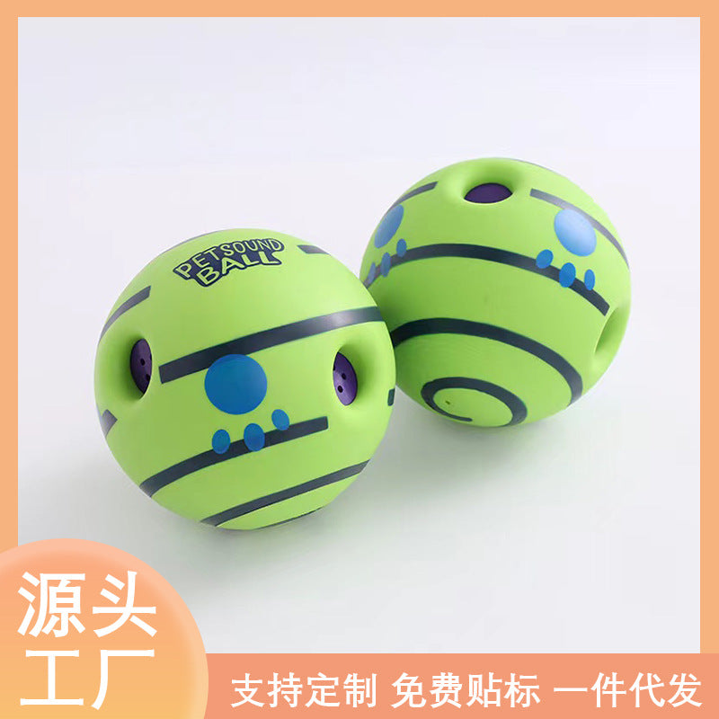 Cross-border dog toys to relieve boredom artifact rolling screaming ball bite-resistant grinding teeth self-entertainment alone is not bad pet sound ball