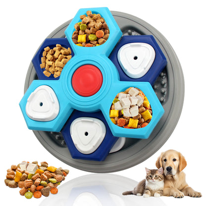 Amazon dog toys pet slow food bowl dog bowl training sound leaking food tray cat toys dog educational toys