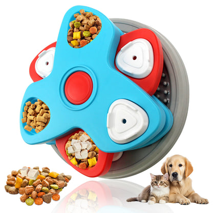 Amazon dog toys pet slow food bowl dog bowl training sound leaking food tray cat toys dog educational toys