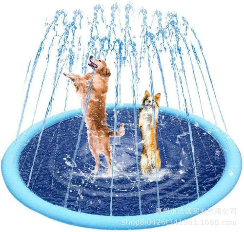 Thickened non-slip pet water spray mat children's play water toys sprinkler mat PVC pet water spray mat spot supply