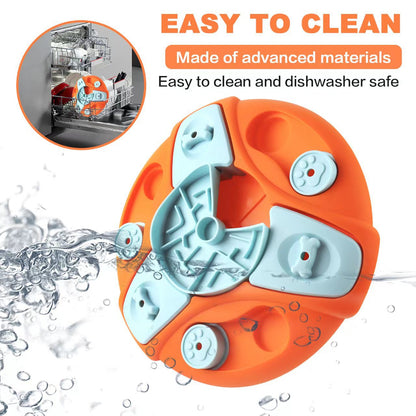Amazon dog toys pet slow food bowl dog bowl training sound leaking food tray cat toys dog educational toys