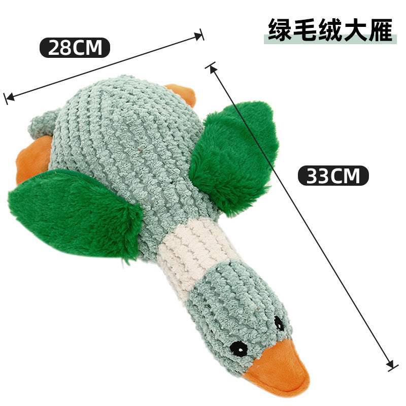 Dog Toys Plush Bite Resistant Grinding Teeth Sound Puppy Alone Relieving Bore Artifact Golden Retriever Corgi Dog Pet Products