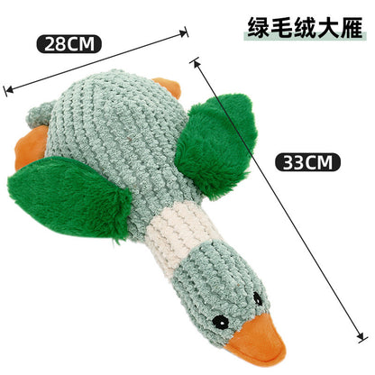 Dog Toys Plush Bite Resistant Grinding Teeth Sound Puppy Alone Relieving Bore Artifact Golden Retriever Corgi Dog Pet Products