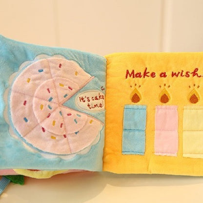 Ins Korean food leaking sniffing sound cute cloth book dog toys pet food hiding toys in stock Amazon