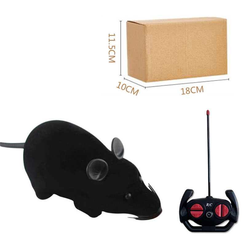 Cross-border four-way remote control simulation mouse, pet cat toys, tricky new and unique animal models, factory direct sales