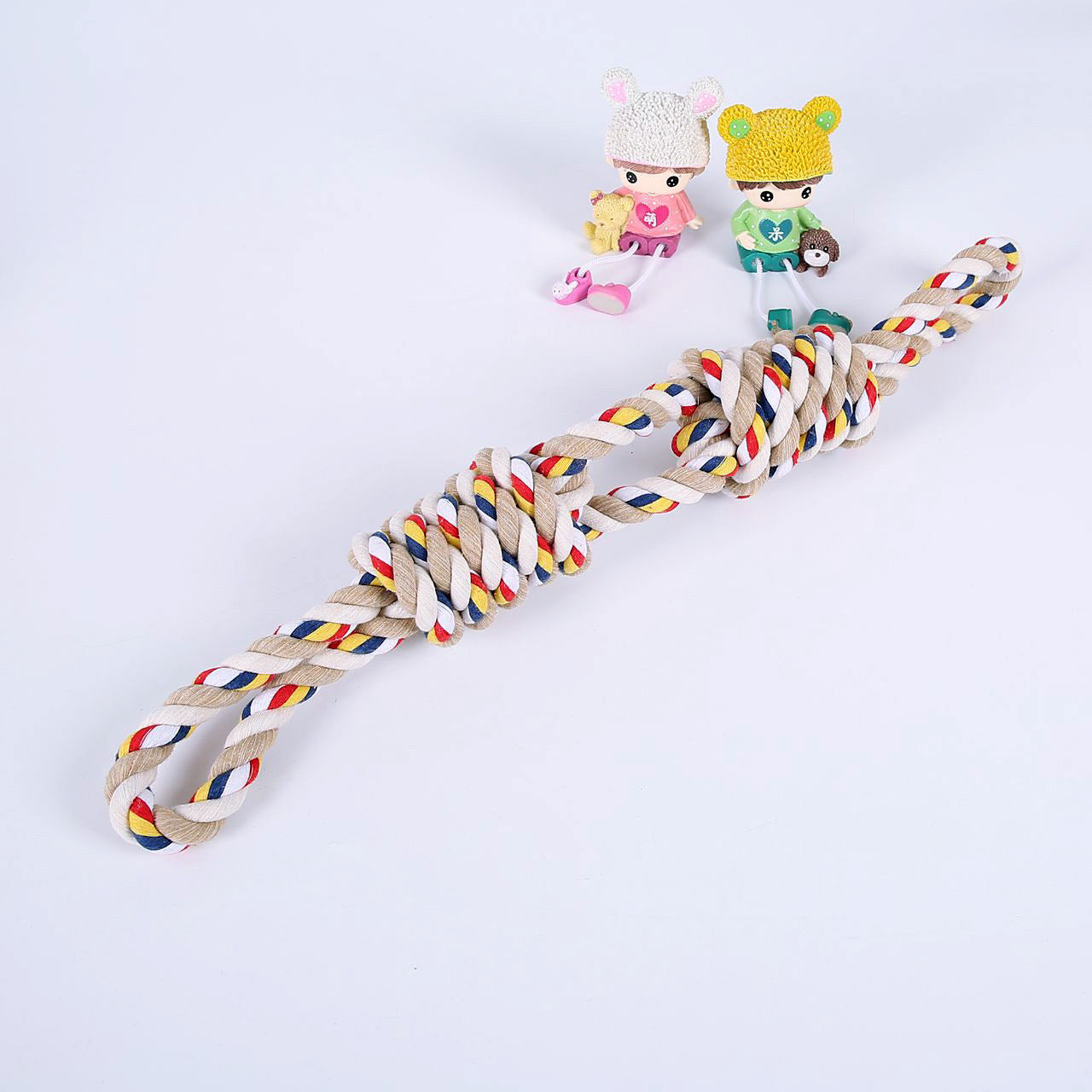 Amazon new pet toys dog cotton rope toys medium and large dog chew-resistant teething big dog toys wholesale