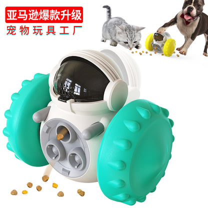 Dog Educational Toy Sounding Tumbler Food Cart Dog Toy Wholesale New Popular Amazon Pet Supplies