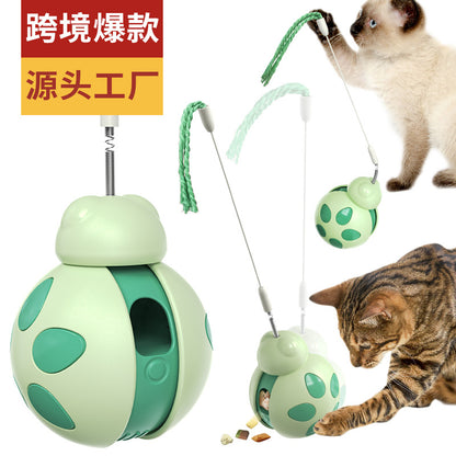Pet supplies factory wholesale company new hot Amazon tumbler balance car beetle cat toy