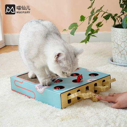 Wholesale cat toys, hamsters, corrugated cat scratching board, funny cat toys, multifunctional cat toys, pet supplies