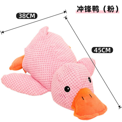 Dog Toys Plush Bite Resistant Grinding Teeth Sound Puppy Alone Relieving Bore Artifact Golden Retriever Corgi Dog Pet Products