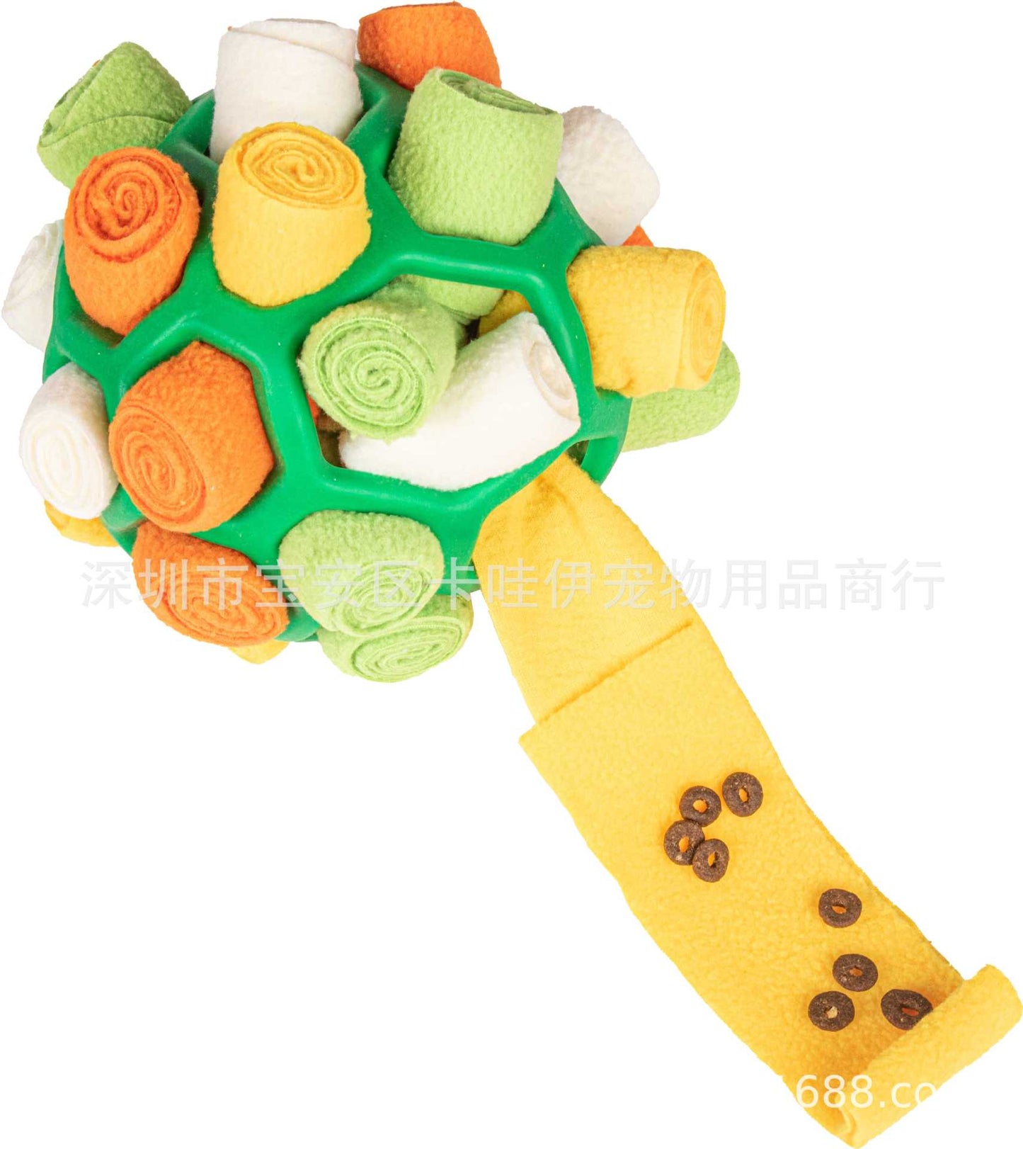 Cross-border hot-selling pet sniffing and exploding ball toys, dog blind box food hiding rubber ball educational sniffing and leaking food ball
