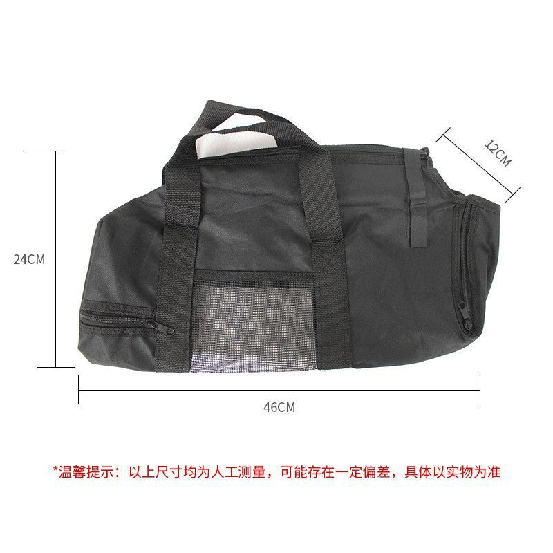 Cat portable cleaning bag, grooming and grooming bag, breathable cat bathing bag, pet supplies
