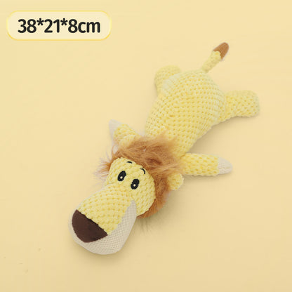 Dog sounding toys Interactive plush toys in stock wholesale Puppy teething toys pet supplies