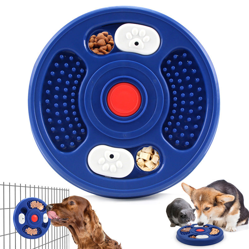Amazon dog toys pet slow food bowl dog bowl training sound leaking food tray cat toys dog educational toys