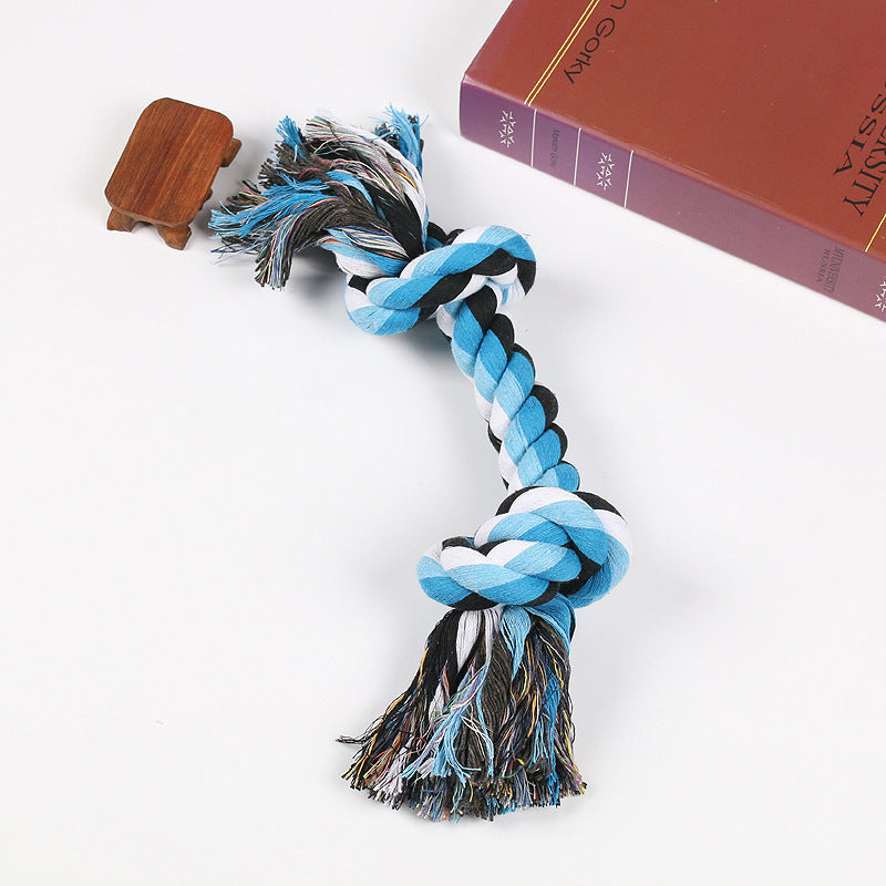 Amazon new pet toys dog cotton rope toys medium and large dog chew-resistant teething big dog toys wholesale