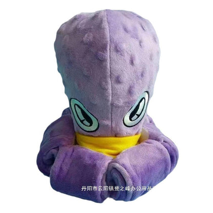 Dog Toys Pet Products Leather Shell Foreign Trade Toys Plush Dog Sounding Toy Cat Pet Octopus Six Claws Factory