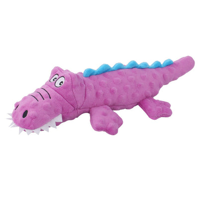 New Pet Plush Toy Sounding Crocodile Teething Resistant Cute Cartoon Dog Toy Pet Supplies