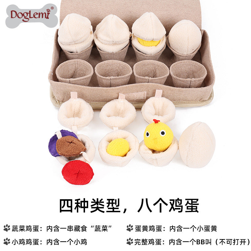New Egg Blind Box Sniffing Pet Supplies Interactive Playing Pet Toys Hiding and Leaking Food Interactive Dog Toys