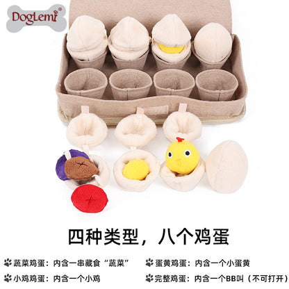 New Egg Blind Box Sniffing Pet Supplies Interactive Playing Pet Toys Hiding and Leaking Food Interactive Dog Toys