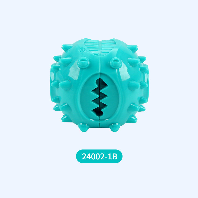 Cross-border foreign trade pet supplies dog toys grinding balls to vent energy and endure training chewing round TPR leaking food balls