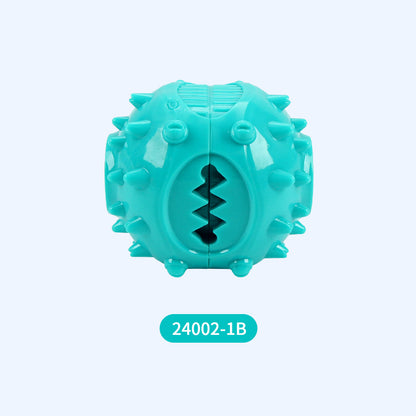 Cross-border foreign trade pet supplies dog toys grinding balls to vent energy and endure training chewing round TPR leaking food balls