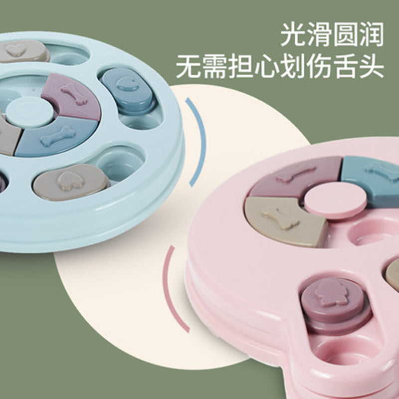 Amazon's new pet toys dog food turntable eating anti-choking tableware dog bowl supplies