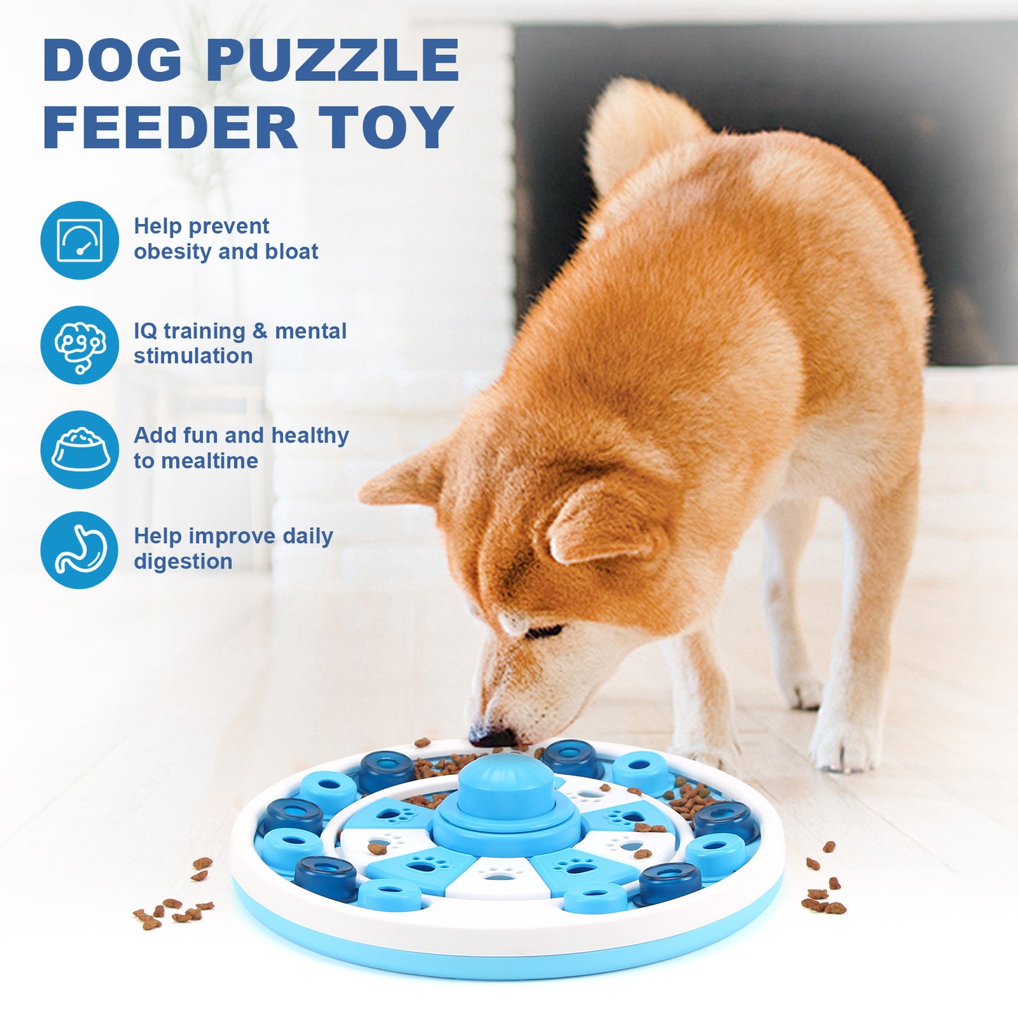 Amazon dog toys pet slow food bowl dog bowl training sound leaking food tray cat toys dog educational toys