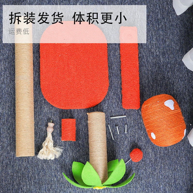 Pet toys cat sisal cat scratching post cat toys claw grinding coconut tree small cat climbing frame cat column