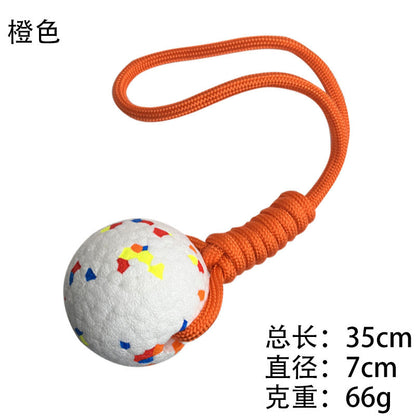 Dog toys chew-resistant ball chew-resistant dog ball Border Collie pet teething self-entertainment elastic solid explosive ball