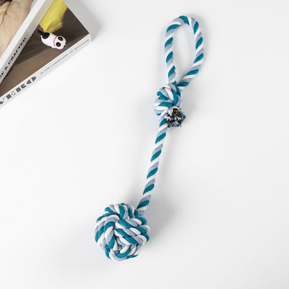 Amazon new pet toys dog cotton rope toys medium and large dog chew-resistant teething big dog toys wholesale